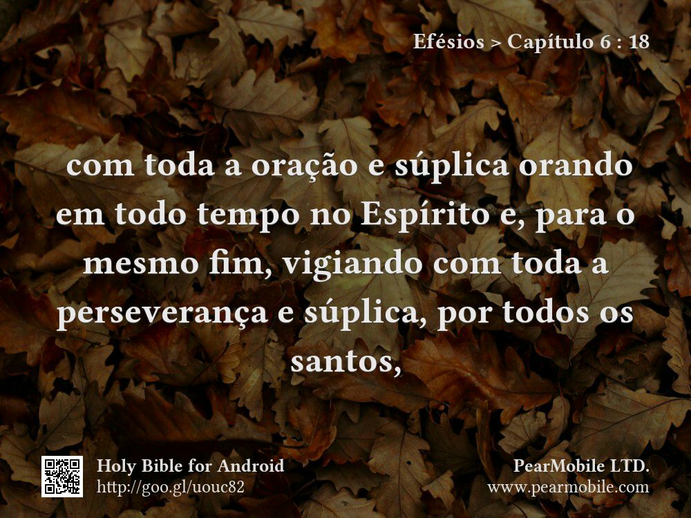 Efésios, Capítulo 6:18